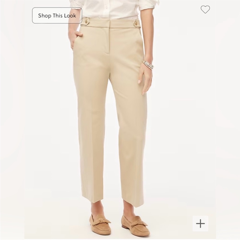 J Crew Wide Leg Sailor Crop